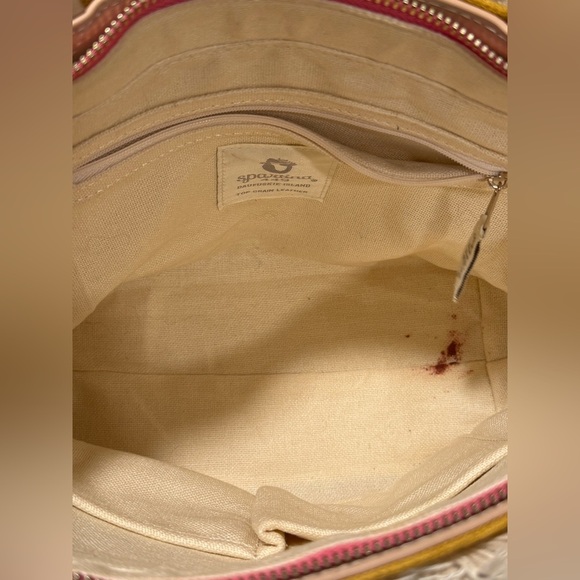 Spartina 449 Embroidered Fringe Pom Pom Tote - Picture 14 of 16